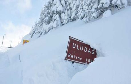 Uludağ'da Kar Kalınlığı 3,50 Metre
