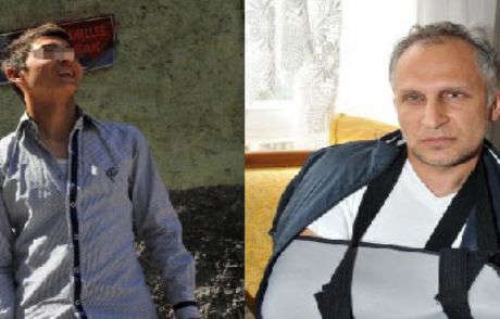 Babasıyla Öğretmeninin Kolunu Kırdı