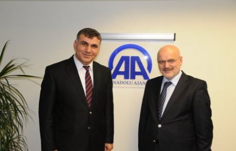Başkan'dan Anadolu Ajansı'na Ziyaret