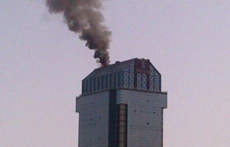 Süzer Plaza'da Yangın