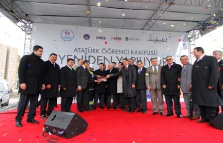 En Büyük Öğrenci Yurdunun Temeli Atıldı
