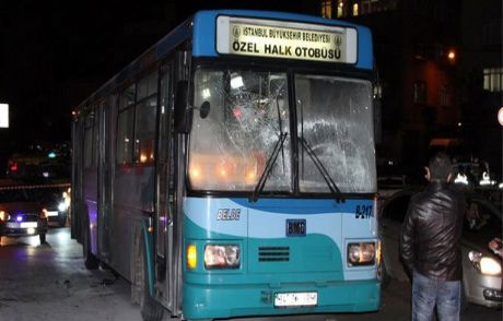 Şişli'de Otobüse Molotoflu Saldırı!