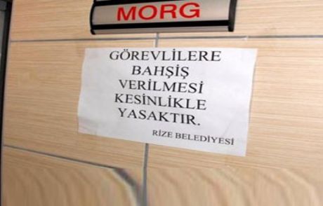 Morgda Bahşiş Vermek Yasak