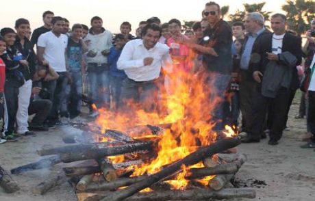 Hıdrellez Ateşi Seka Park'ta Yandı