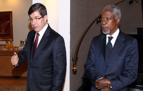 Annan'dan Davutoğlu'na 'suriye' Bilgisi