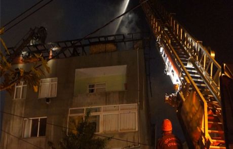 Sarıyer'deki Yangın Paniğe Sebep Oldu