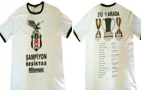 Beşiktaş'tan 3'ü Bir Arada Tişörtü