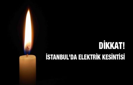 İstanbul'da Elektrik Kesintisi