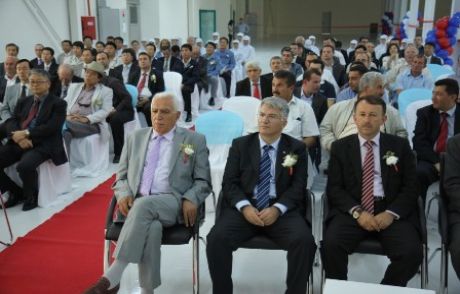 Özak Pipet Fabrikası Açılışına Katıldı