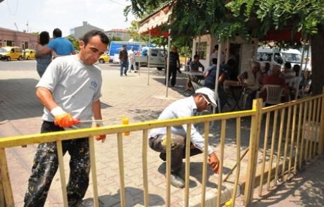 Çorlu Belediyesi'nden Otogar'a Dekor