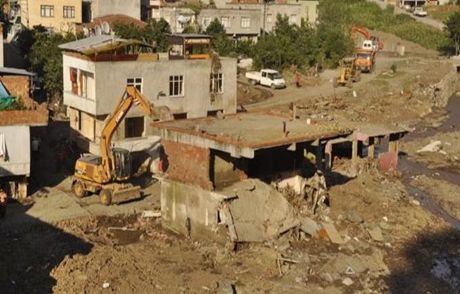 Samsun'da Yıkım Başladı
