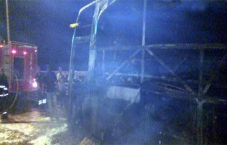 Otobüs Alev Aldı, 35 Kişi Ölümden Döndü