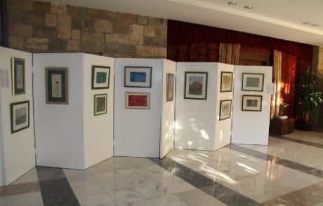 Bodrum'da Ebru Sergisi