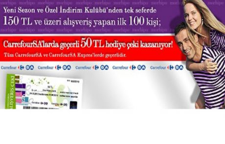 Morhipo'dan Carrefoursa Kampanyası