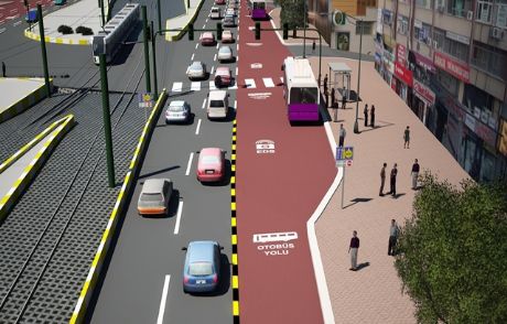 Toplu Taşıma Yolu Uygulaması Başladı