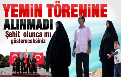 Çarşaflı Anne Yemin Törenine Alınmadı