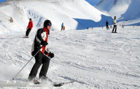 Palandöken'de Turistler Karın Keyfini Çıkattı