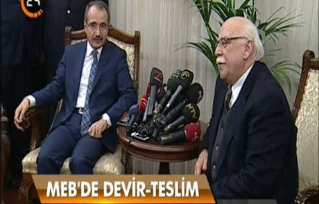 Milli Eğitim Bakanlığı'nda Devir Teslim