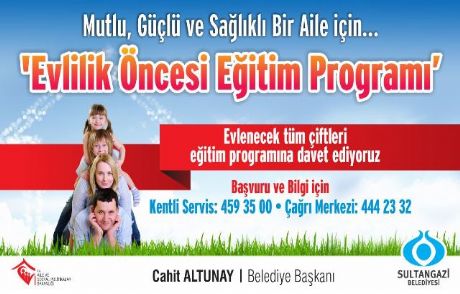 Evlilik Öncesi Eğitim İçin Kayıtlar Başladı