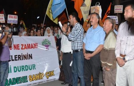 Adana'da Işid Protestosu