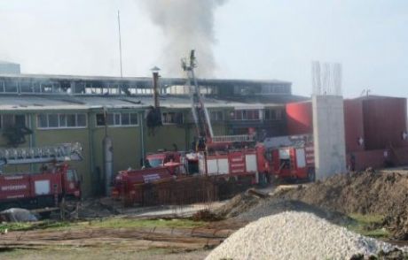 Tekirdağ'da Fabrika Yangını