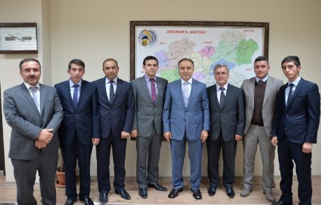 Erzurum Yeşilay Şubesi'nden Vali'ye Ziyaret