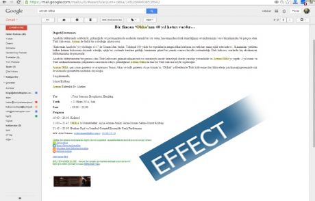 Effect Pr'dan 'okka'lı' Skandal