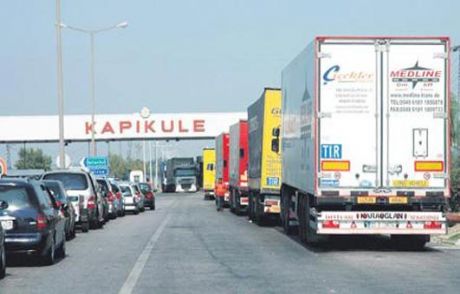 Kapıkule'de 'yılbaşı' Kuyruğu