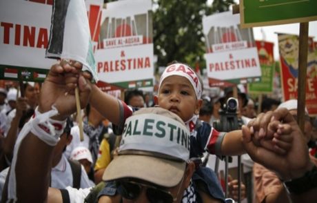 Endonezya'da İsrail Protesto Edildi