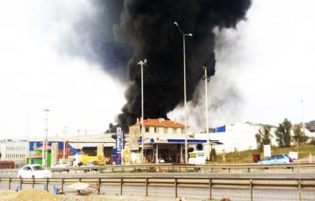 Gebze'de Korkutan Yangın