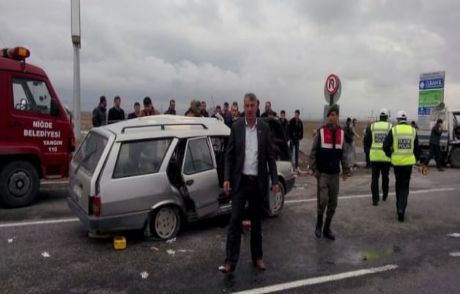 Niğde'de Feci Kaza: 1 Ölü, 4 Yaralı