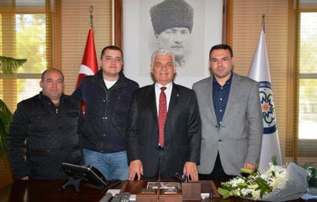 Muğla Sporun Yeni Yönetimine Ziyaret