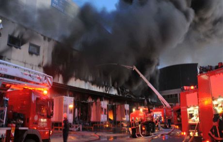 Gebze'de Fabrika Yangını