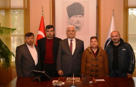 Görme Engelliler'den Başkan'a Ziyaret
