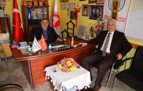İspiroğlu Yalı Mahalle Muhtarını Ziyaret Etti