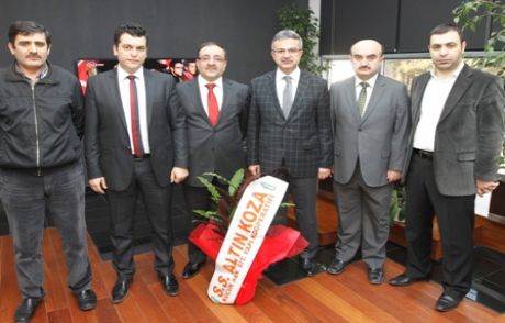 Altınkoza'dan Köşker'e Nezaket Ziyareti