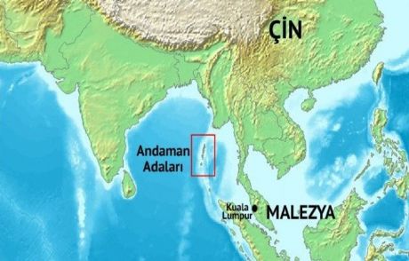 Kayıp Uçak Andaman Adaları'na Gidiyormuş
