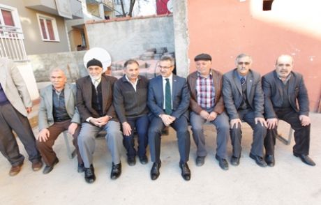 Başkan Köşker İnönü'de