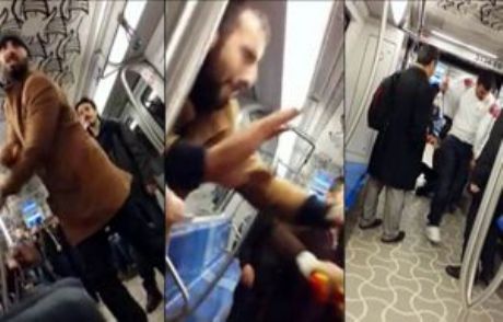 Metroda Dehşet Anları!