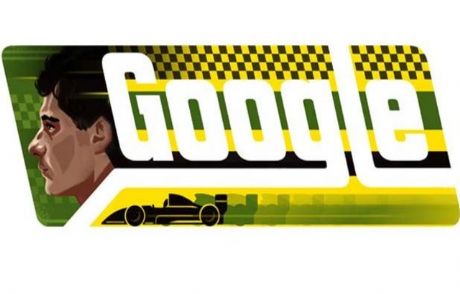 Ayrton Senna Google'da Doodle Oldu!