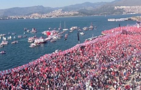 Chp'nin İzmir Mitingi İçin Çok Büyük Kalabalık