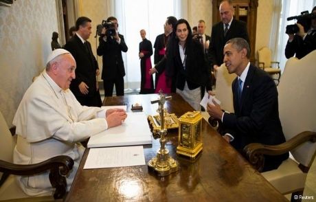 Obama Papa İle Buluştu