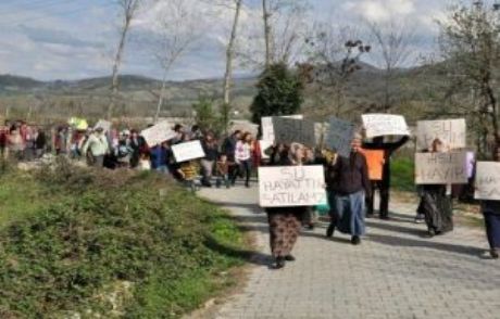 Zonguldak'ta Hes Protestosu