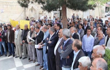 Şanlıurfa'da 'ceylanpınar Seçimi' Protestosu