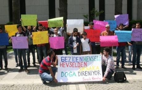 Şırnak'a Termik Santrale İzmir'de Protesto