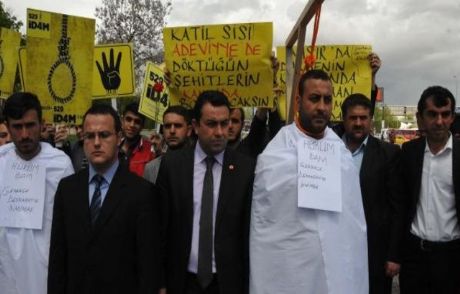 Gaziantep'te İdam Sehpalı Mısır Protestosu