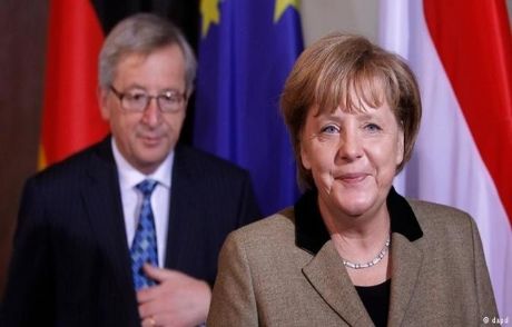 Merkel'den Juncker'e Açık Destek