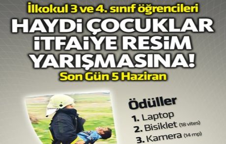 İtfaiye'den Resim Yarışması