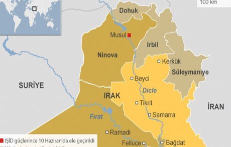 Irak'ta Şoke Eden Harita