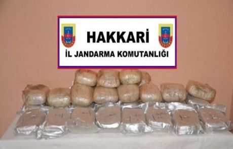 İran Sınırında 40 Kilo Eroin Ele Geçirildi
